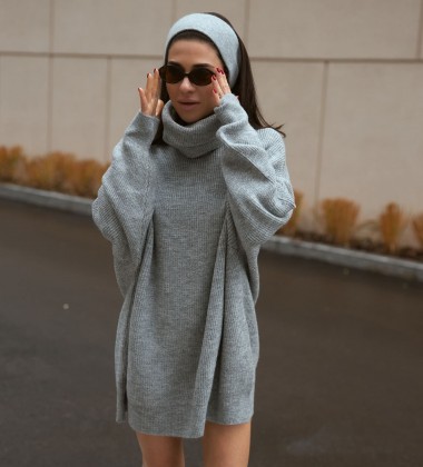 Светр Oversize Warm Hug Сірий | Showroom By Nona — зображення 8 Светр Oversize Warm Hug Сірий | Showroom By Nona — зображення 8