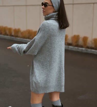 Светр Oversize Warm Hug Сірий | Showroom By Nona — зображення 4 Светр Oversize Warm Hug Сірий | Showroom By Nona — зображення 4