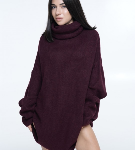 Светр Oversize Warm Hug Бургунді