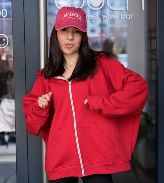 Худі на блискавці Hoodie Zip Red