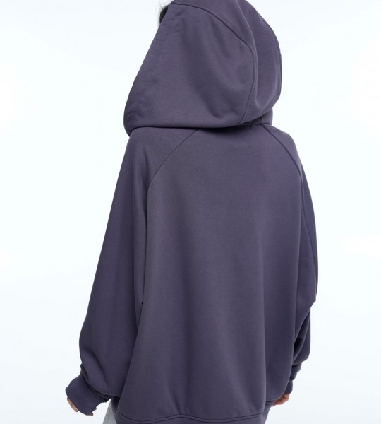 Худі на блискавці Hoodie Zip Eggplant | Showroom By Nona — зображення 5 Худі на блискавці Hoodie Zip Eggplant | Showroom By Nona — зображення 5