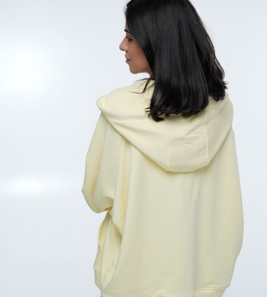 Худі на блискавці Hoodie Zip Лимон | Showroom By Nona — зображення 4 Худі на блискавці Hoodie Zip Лимон | Showroom By Nona — зображення 4