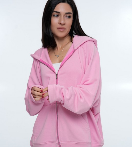 Худі на блискавці Hoodie Zip Pink