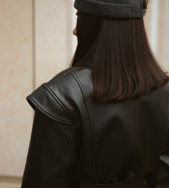 Жакет Sculpt Leather Black | Showroom By Nona — зображення 8