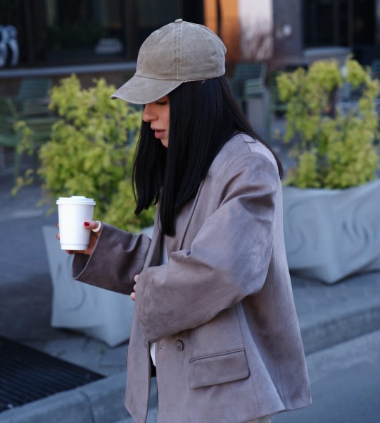 Блейзер Suede Oversize Milano Beige | Showroom By Nona — зображення 3