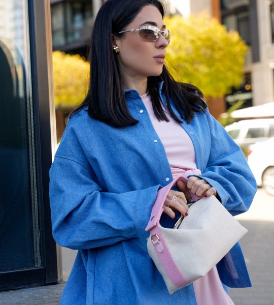 Сорочка Left Cut Denim Синя