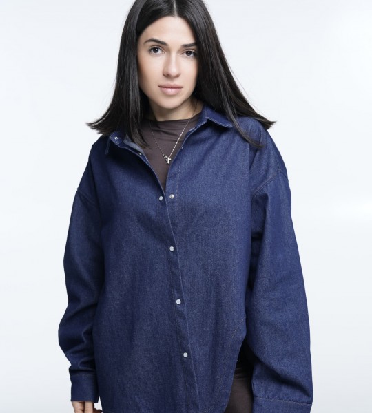 Сорочка Left Cut Denim Indigo | Showroom By Nona — зображення 4