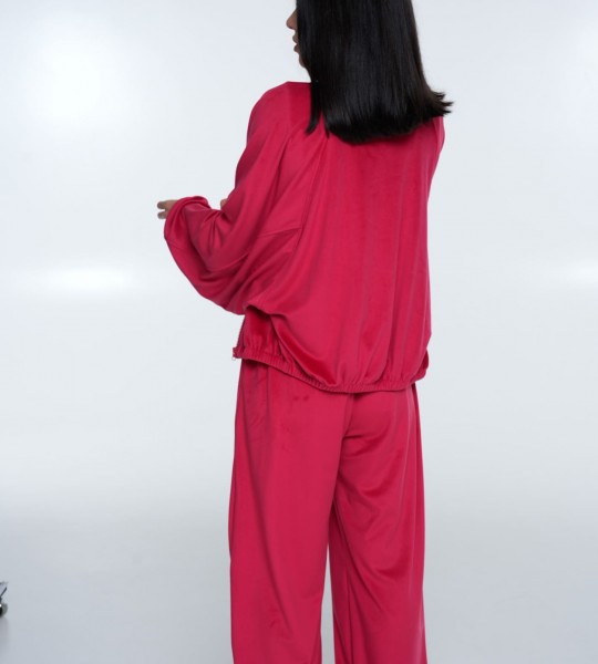 Костюм Soft Glow Червоний | Showroom By Nona — зображення 8 Костюм Soft Glow Червоний | Showroom By Nona — зображення 8
