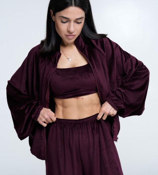 Костюм Soft Glow Вино | Showroom By Nona — зображення 3