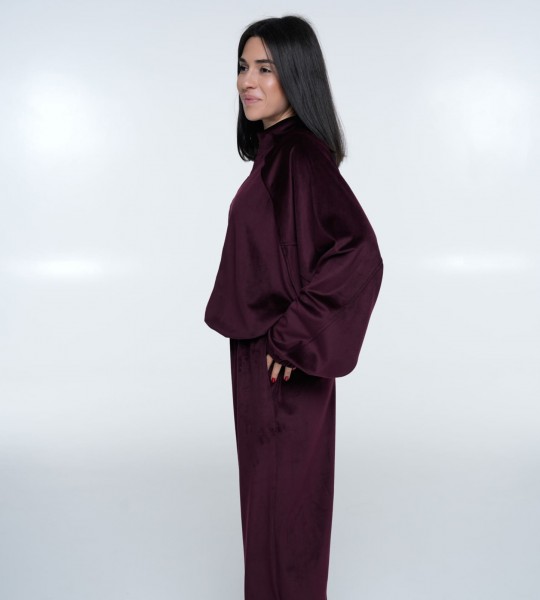 Костюм Soft Glow Вино | Showroom By Nona — зображення 5
