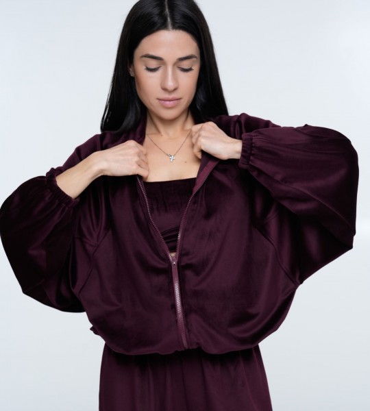 Костюм Soft Glow Вино | Showroom By Nona — зображення 6