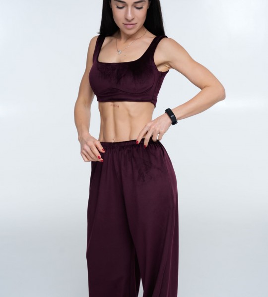 Костюм Soft Glow Вино | Showroom By Nona — зображення 2