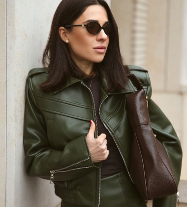 Куртка Moto Line Olive | Showroom By Nona