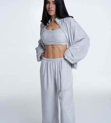 Топ Velour Curve Grey  | Showroom By Nona — зображення 4