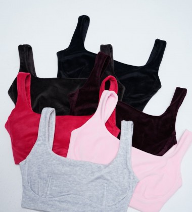 Топ Velour Curve Чорний | Showroom By Nona — зображення 5