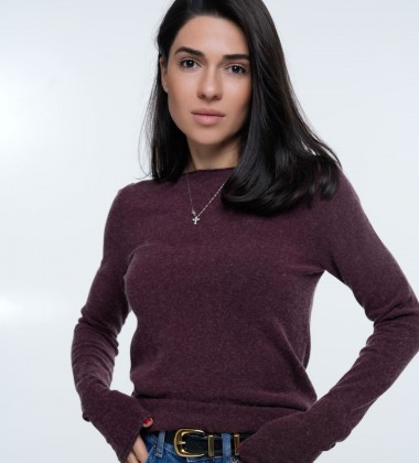 Лонгслів Cashmere Touch Plum | Showroom By Nona — зображення 2