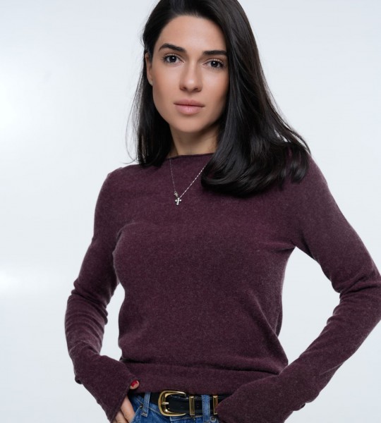 Лонгслів Cashmere Touch Plum | Showroom By Nona — зображення 2