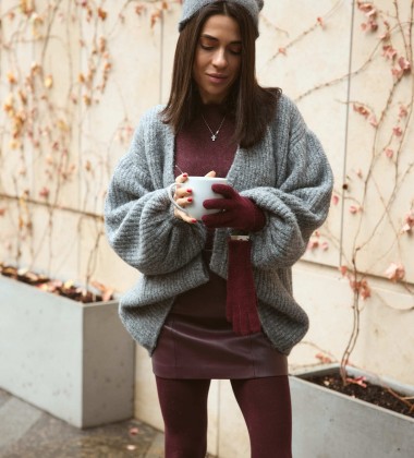 Кардиган Fluffy Relax Grey | Showroom By Nona