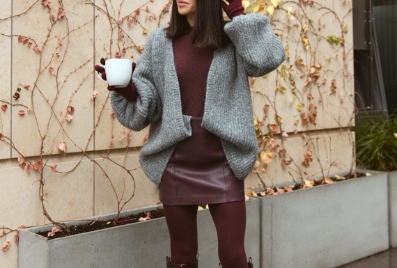 Кардиган Fluffy Relax Grey