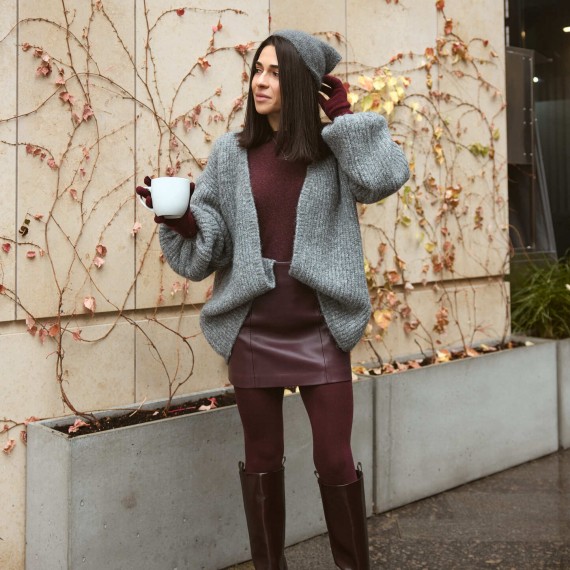 Кардиган Fluffy Relax Grey