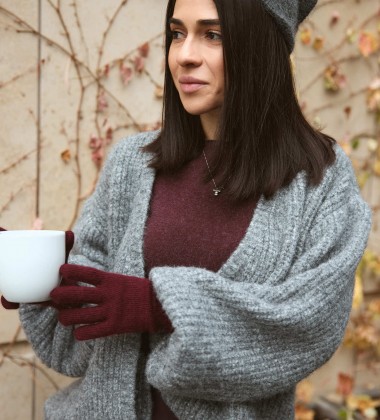 Кардиган Fluffy Relax Grey | Showroom By Nona — зображення 5