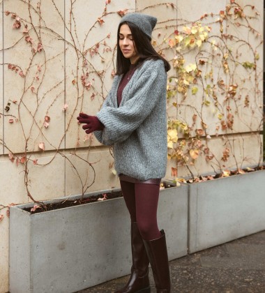 Кардиган Fluffy Relax Grey | Showroom By Nona — зображення 6