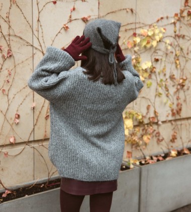 Кардиган Fluffy Relax Grey | Showroom By Nona — зображення 10