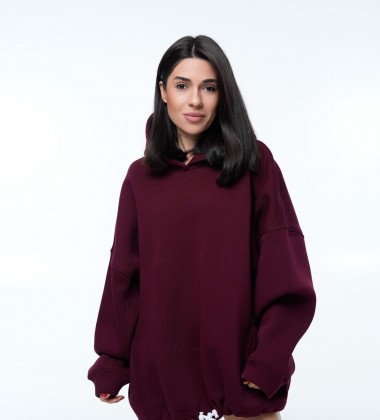 Худі Volume Sphere Burgundy | Showroom By Nona
