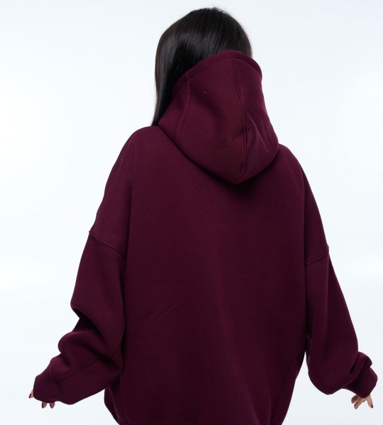 Худі Volume Sphere Burgundy | Showroom By Nona — зображення 4