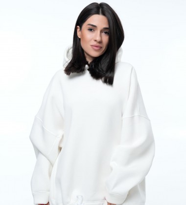 Худі Volume Sphere Milky | Showroom By Nona