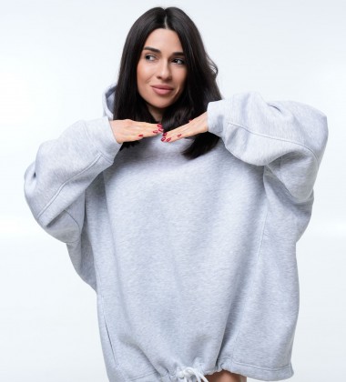 Худі Volume Sphere Gray Melange | Showroom By Nona