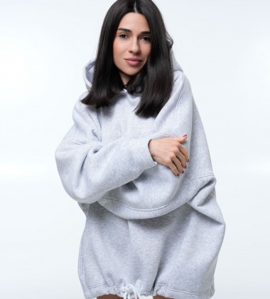 Худі Volume Sphere Gray Melange | Showroom By Nona — зображення 2