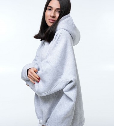 Худі Volume Sphere Gray Melange | Showroom By Nona — зображення 3