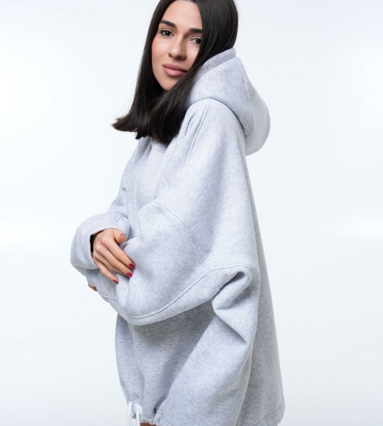 Худі Volume Sphere Gray Melange | Showroom By Nona — зображення 3