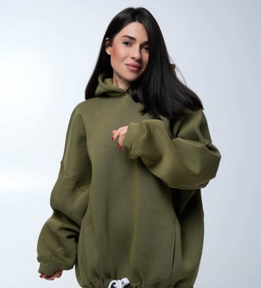 Худі Volume Sphere Olive | Showroom By Nona
