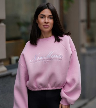 Світшот Non Music Pink