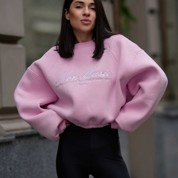 Світшот Non Music Pink