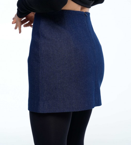Спідниця Denim Shape Синя | Showroom By Nona — зображення 2 Спідниця Denim Shape Синя | Showroom By Nona — зображення 2