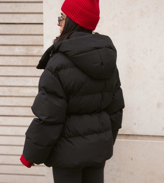 Пуховик Arctic Puff Чорний | Showroom By Nona — зображення 4