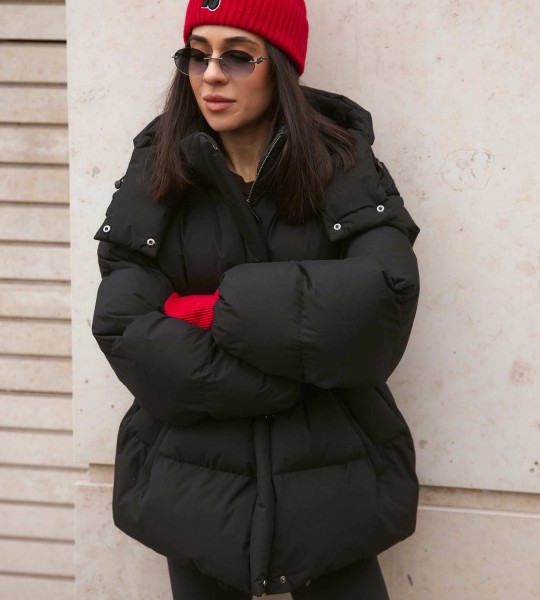 Пуховик Arctic Puff Чорний | Showroom By Nona — зображення 3