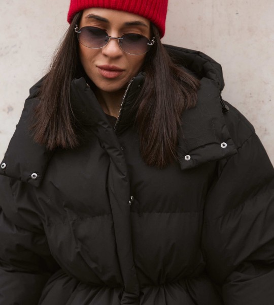 Пуховик Arctic Puff Чорний | Showroom By Nona — зображення 2