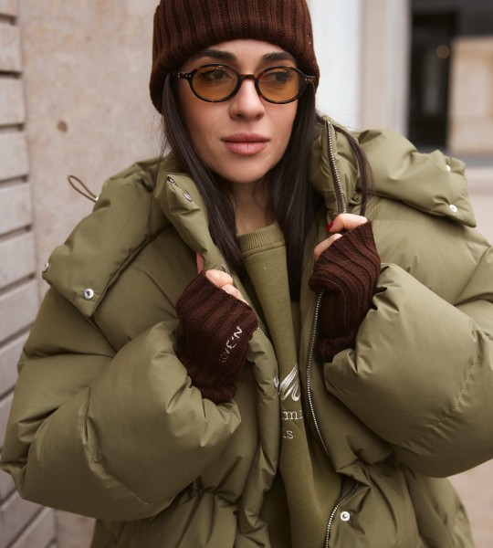 Пуховик Arctic Puff Оливка | Showroom By Nona — зображення 6