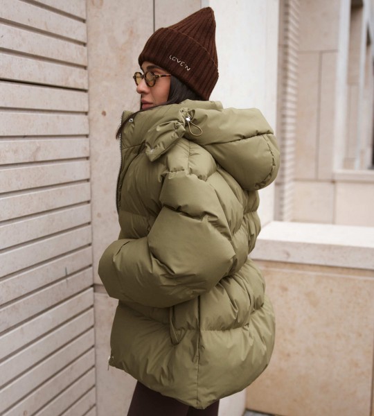 Пуховик Arctic Puff Оливка | Showroom By Nona — зображення 5