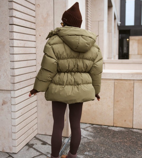 Пуховик Arctic Puff Оливка | Showroom By Nona — зображення 4