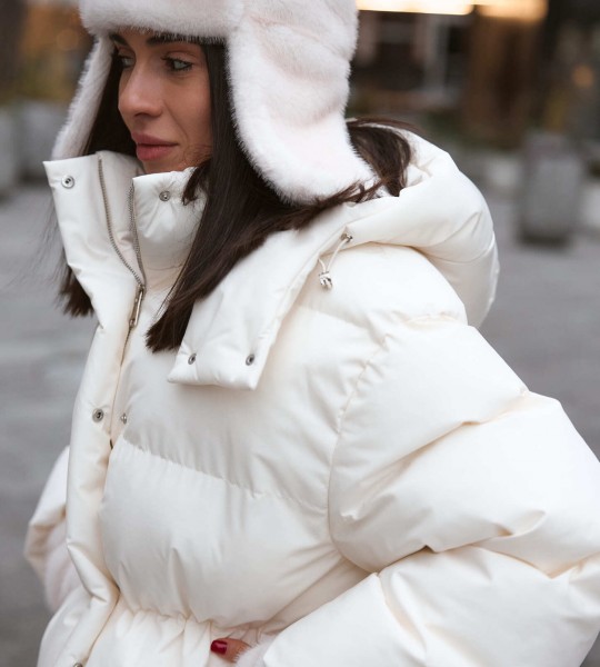 Пуховик Arctic Puff Молочний | Showroom By Nona — зображення 5 Пуховик Arctic Puff Молочний | Showroom By Nona — зображення 5