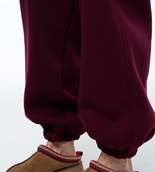 Джогери Cozy Line Бордо | Showroom By Nona — зображення 5 Джогери Cozy Line Бордо | Showroom By Nona — зображення 5