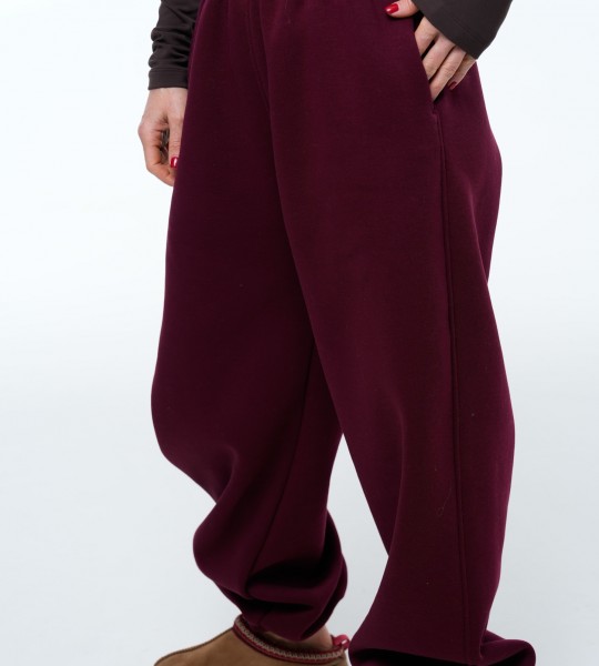 Джогери Cozy Line Бордо | Showroom By Nona — зображення 4 Джогери Cozy Line Бордо | Showroom By Nona — зображення 4