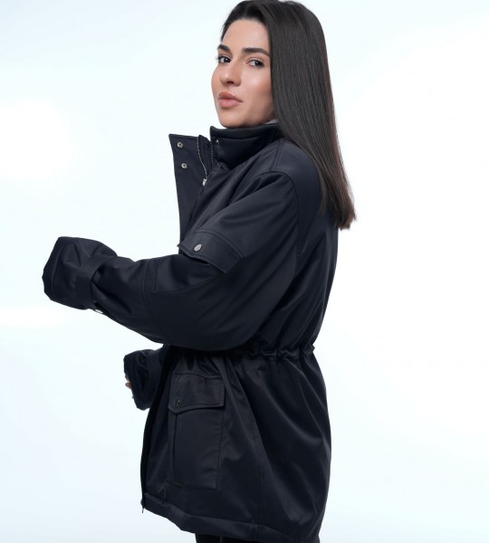 Парка Arctic Flow Black | Showroom By Nona — зображення 3