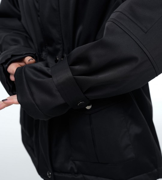 Парка Arctic Flow Black | Showroom By Nona — зображення 4