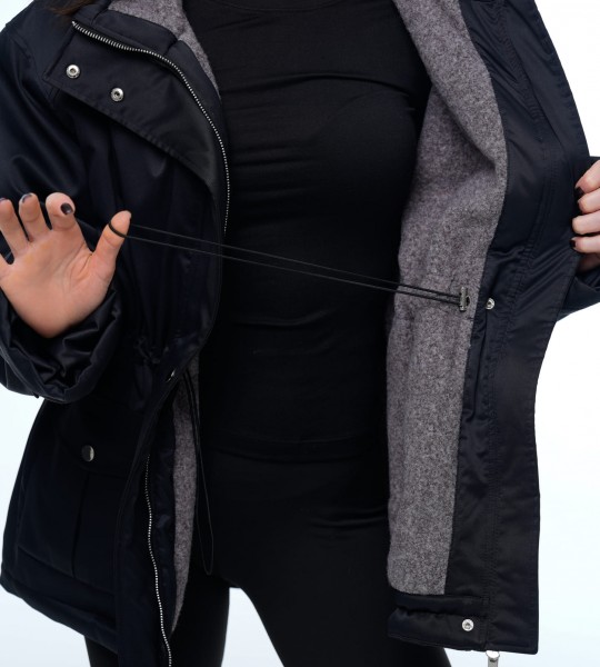 Парка Arctic Flow Black | Showroom By Nona — зображення 8